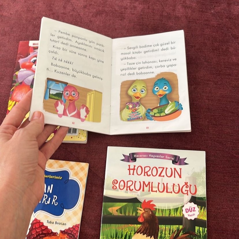 Çocuk Kitapları Seti: Dikkatli Biçirik ve Diğerleri - Görsel 4
