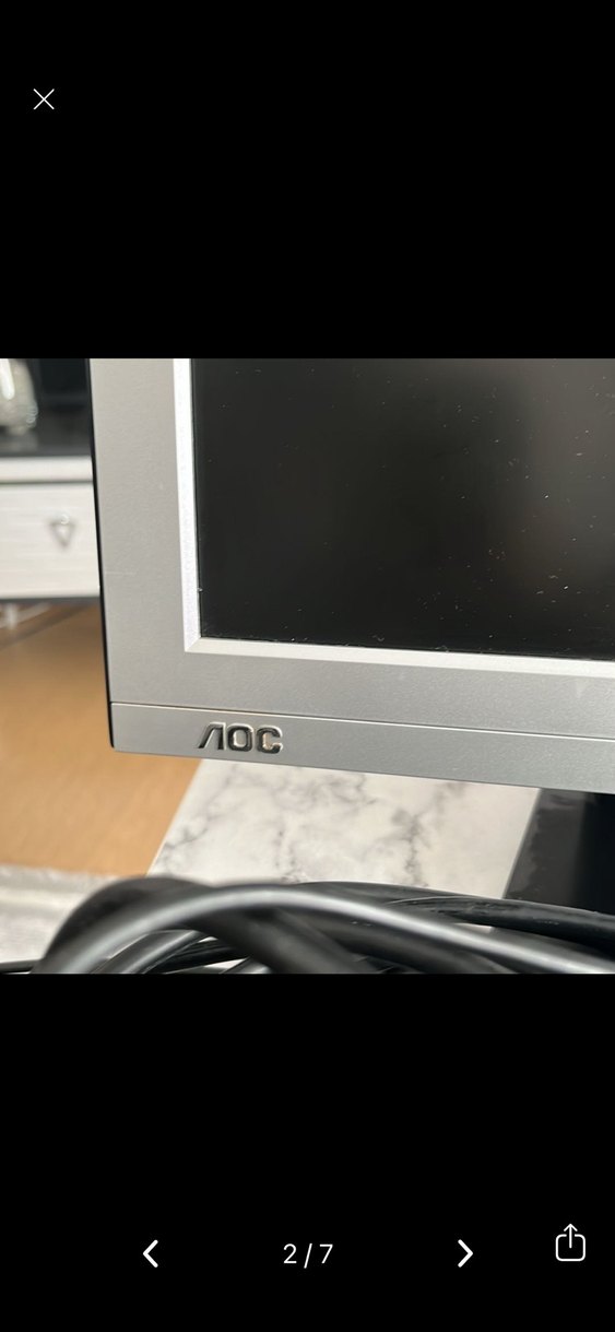 Gri Monitör ve Klavye Seti - Görsel 2