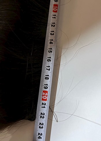 Gerçek cıt çıt yarım ay saç - Görsel 6