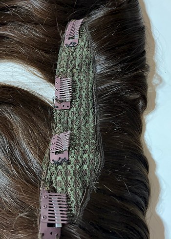 Gerçek cıt çıt yarım ay saç - Görsel 5