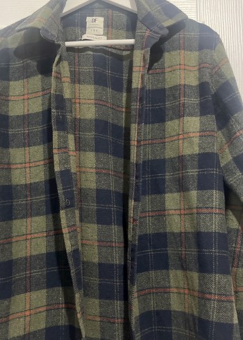 Erkek Gri Ekose Uzun Kollu Yün Gömlek - Görsel 2