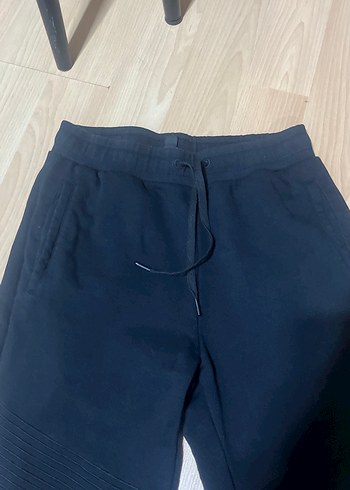 Siyah Kemerli Erkek Eşofman Altı - Görsel 4