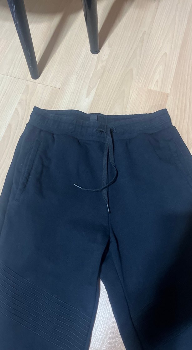 Siyah Kemerli Erkek Eşofman Altı - Görsel 4