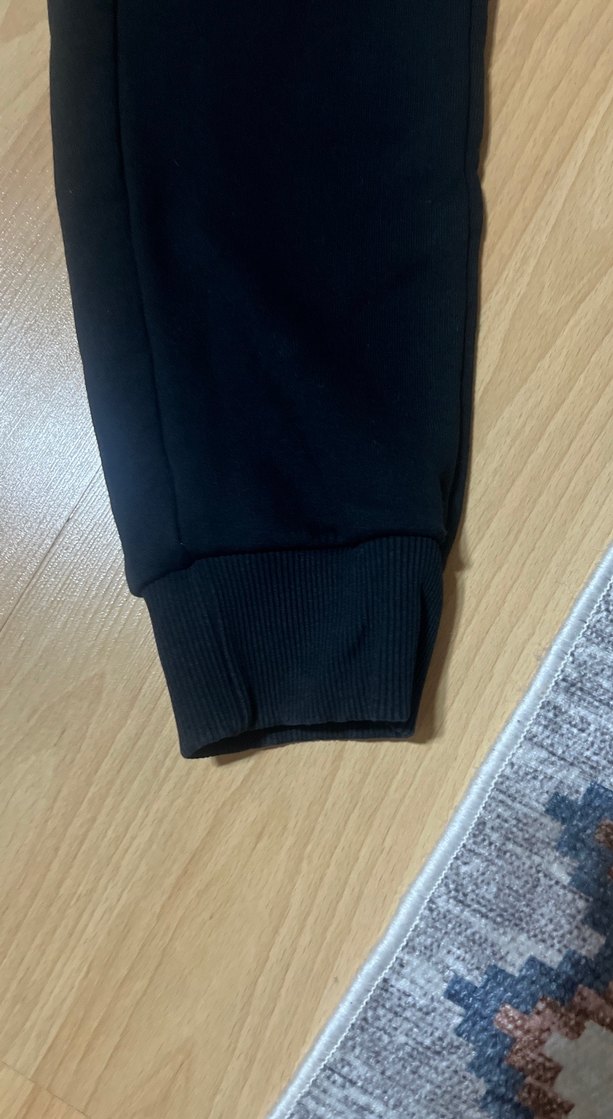 Siyah Kemerli Erkek Eşofman Altı - Görsel 2