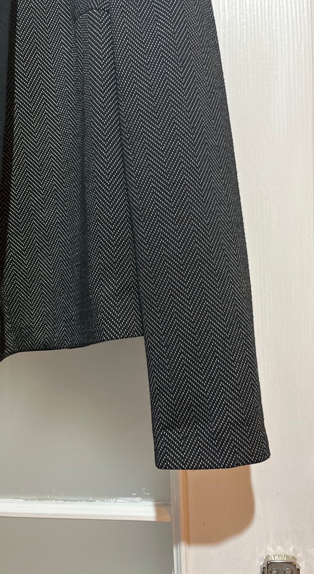 Gri Midi Kadın Blazer Ceket - Görsel 4