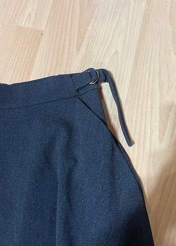 Siyah Kemerli Midi Mini Etek - Görsel 2