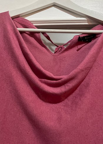 Kadın Bordo Salaş Uzun Kollu Bluz - Görsel 3