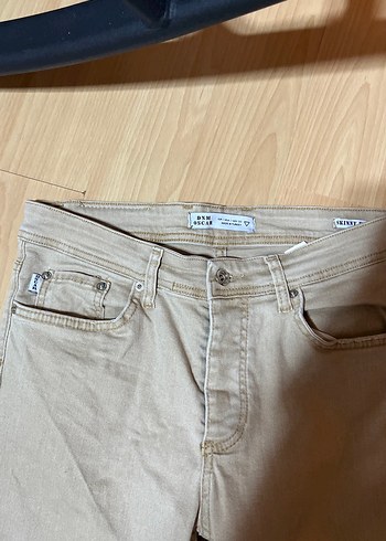 Bej Regular Fit Erkek Kot Pantolon - Görsel 3