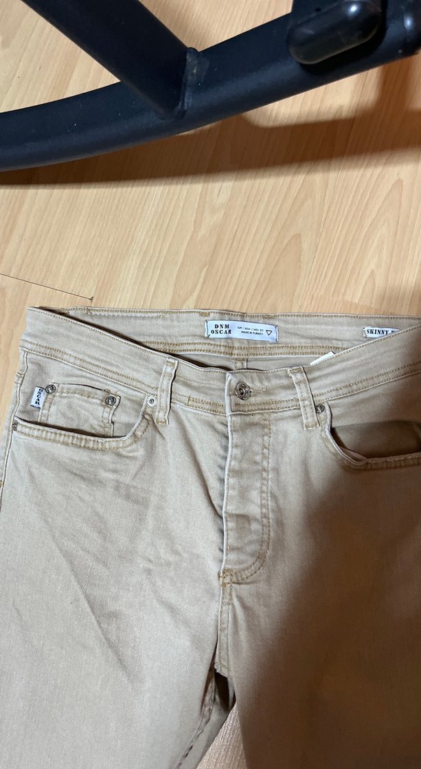 Bej Regular Fit Erkek Kot Pantolon - Görsel 3