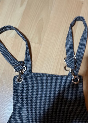 Ayarlanabilir Askılı Gri mutfak önlüğü - Görsel 3