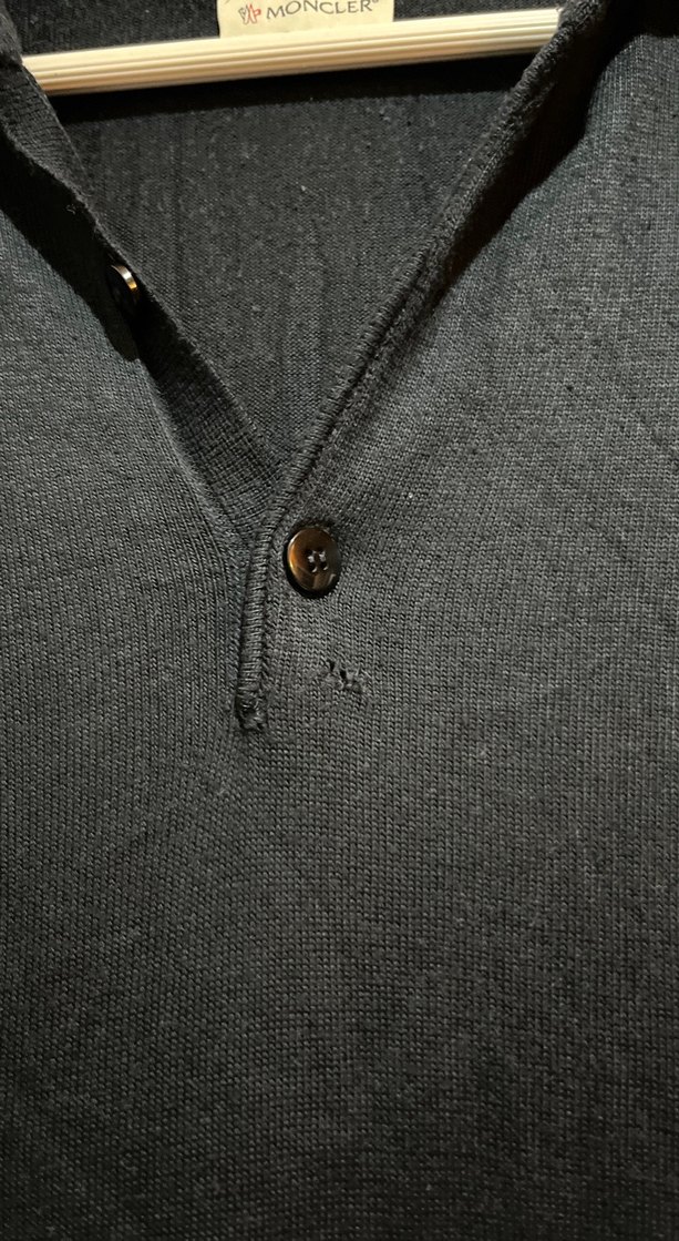 Erkek lacıvert Polo Yaka Pamuklu Tişört - Görsel 4