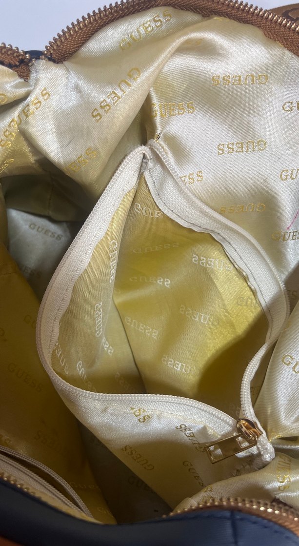 Mavi Parlak Kadın El Çantası - Görsel 2