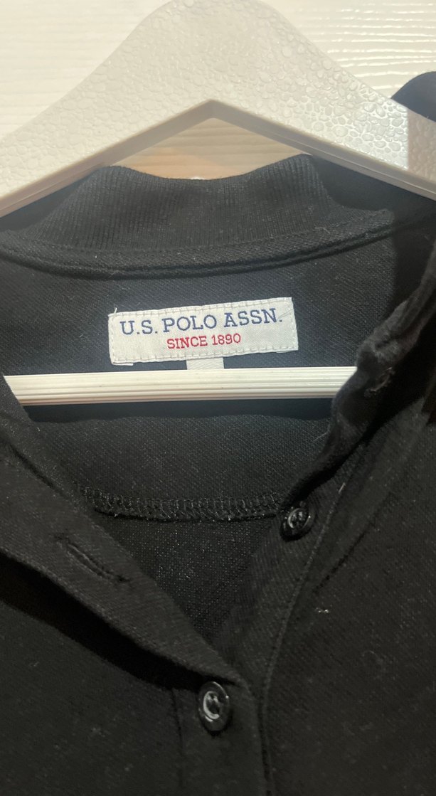 Kadın  için Siyah Polo Tişört - Görsel 4