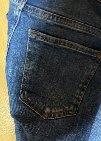 Kadın Lacivert Midi Kot Pantolon - Görsel 5