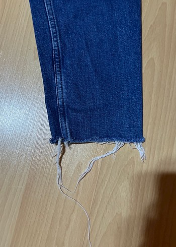 Kadın Lacivert Midi Kot Pantolon - Görsel 2