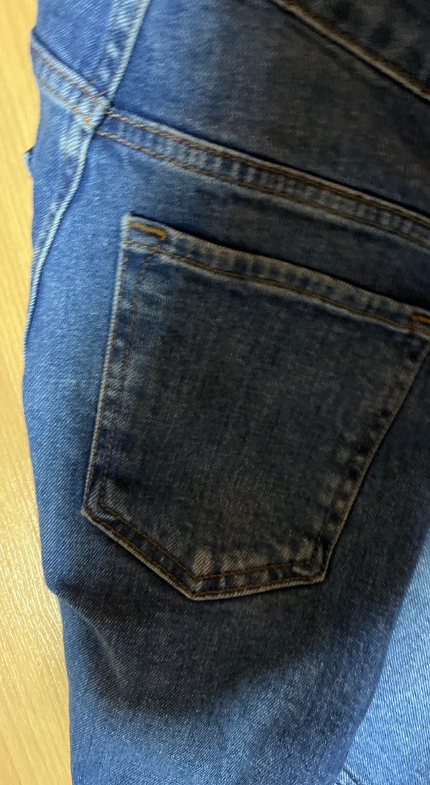 Kadın Lacivert Midi Kot Pantolon - Görsel 5