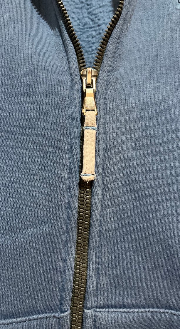 Erkek Lacivert Fermuarlı Sweatshirt - Görsel 5