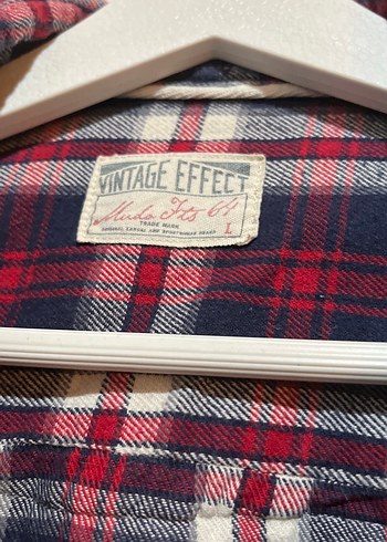 Kadın Kırmızı Ekose Düğmeli Gömlek - Görsel 4