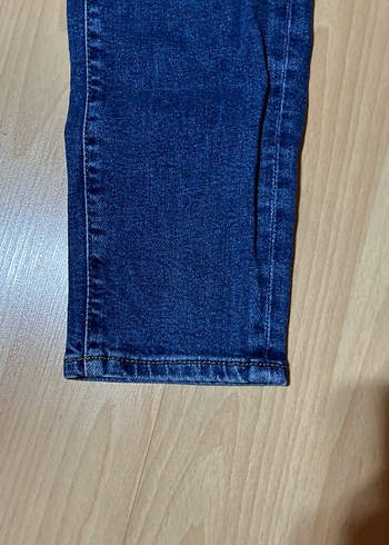 Kadın Lacivert Regular Fit Midi Denim Pantolon - Görsel 2