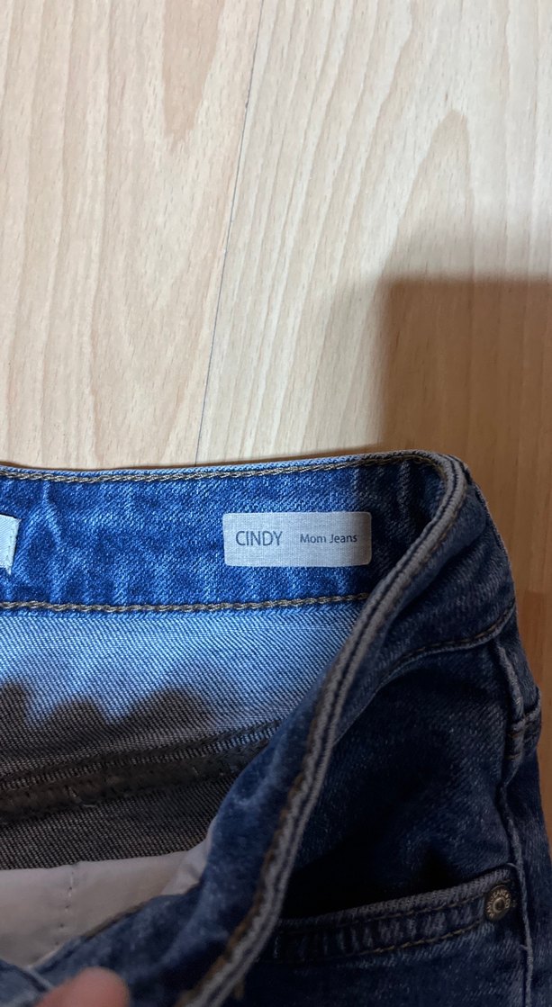 Kadın Lacivert Regular Fit Midi Denim Pantolon - Görsel 5