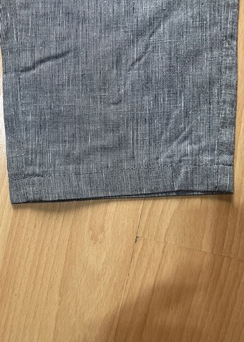 Gri Kadın Denim Kemerli Pantolon - Görsel 2