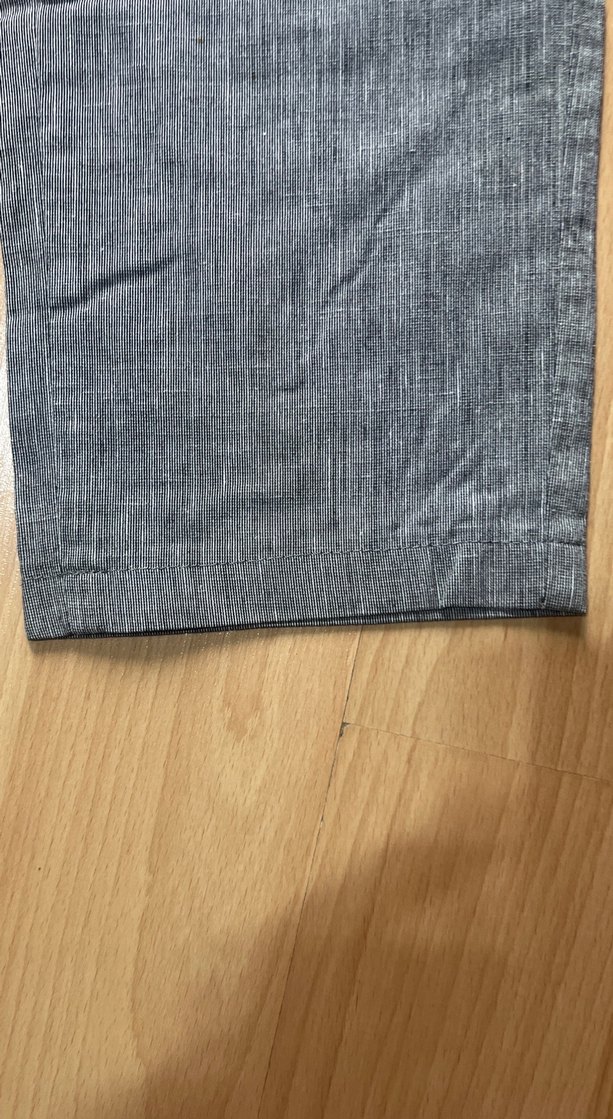 Gri Kadın Denim Kemerli Pantolon - Görsel 2