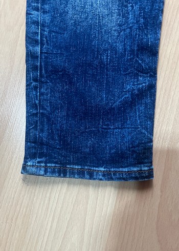 Kadın Mavi Rahat Kesim Denim Pantolon - Görsel 2