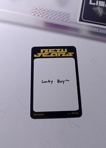 HYEİN ORJİNAL FOTOKART NEW JEANS HOW SWEET - Görsel 2