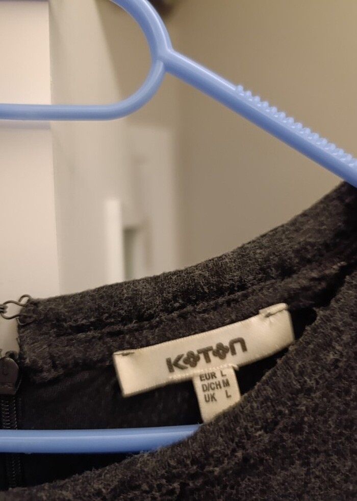 Kırçıllı kumaş elbise - Görsel 2