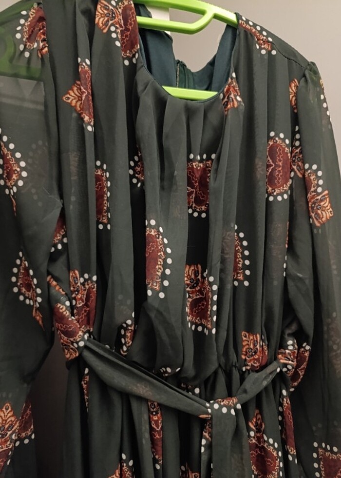 Şifon elbise - Görsel 4