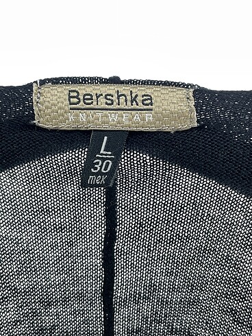l Beden siyah Renk Bershka Hırka %70 İndirimli.