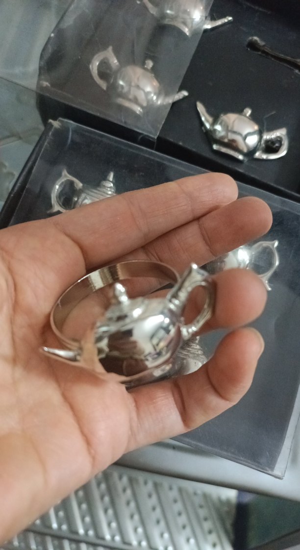 Karaca Gri peçete yüzüğü 8 adet - Görsel 3