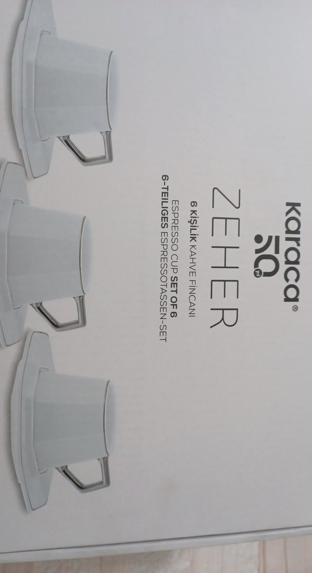 Karaca zeher 6 kişilik fincan takımı - Görsel 3