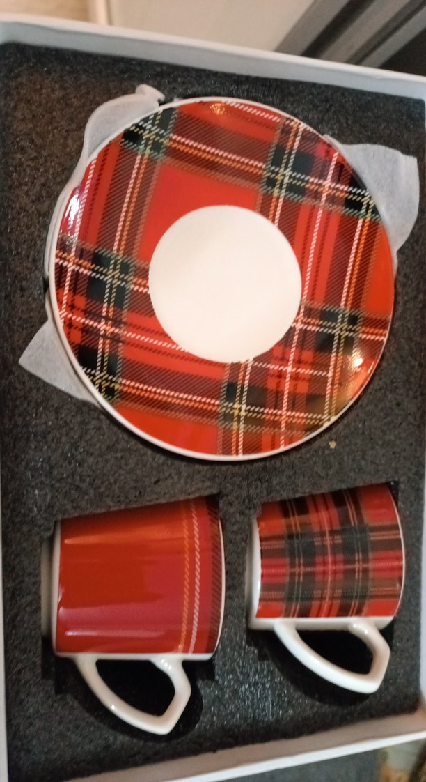 Karaca EKOSE 2 Kişilik Kırmızı Renkli Kahve Fincan Seti - Görsel 2