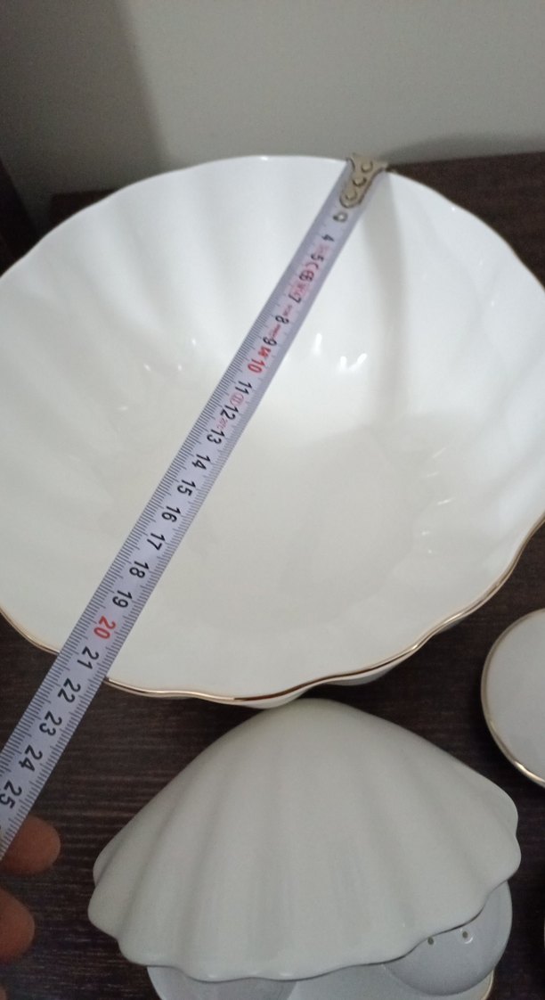 Karaca bol kase ve İncili tuzluk ve biberlik - Görsel 3