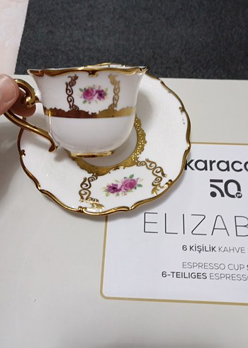 Karaca Elizabeth Espresso Fincan Seti - Görsel 2