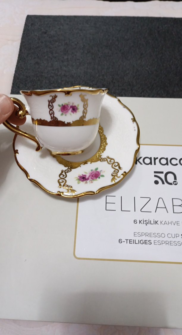 Karaca Elizabeth Espresso Fincan Seti - Görsel 2
