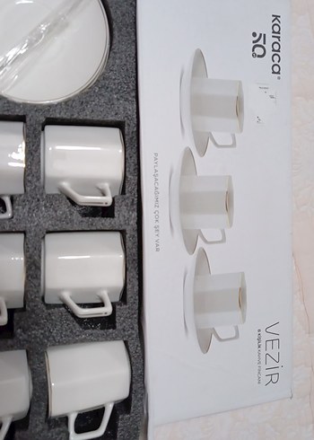 Karaca vezir 6 kişilik Fincan Takımı - Görsel 2