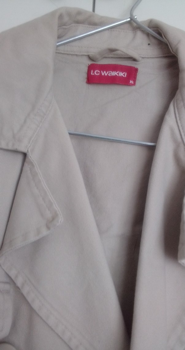 Bej Midi Düğmeli Kadın Trençkot - Görsel 5