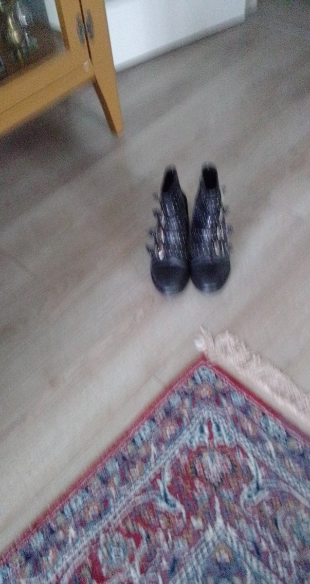 Tokalı Topuklu  siyah Deri Bot - Görsel 3