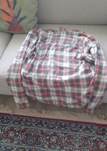 Düğmeli Çok Renkli Kadın Gömlek - Görsel 8