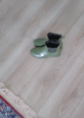 Kadın Yeşil Stiletto Topuklu Bot - Görsel 5