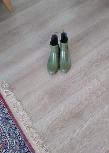 Kadın Yeşil Stiletto Topuklu Bot - Görsel 3