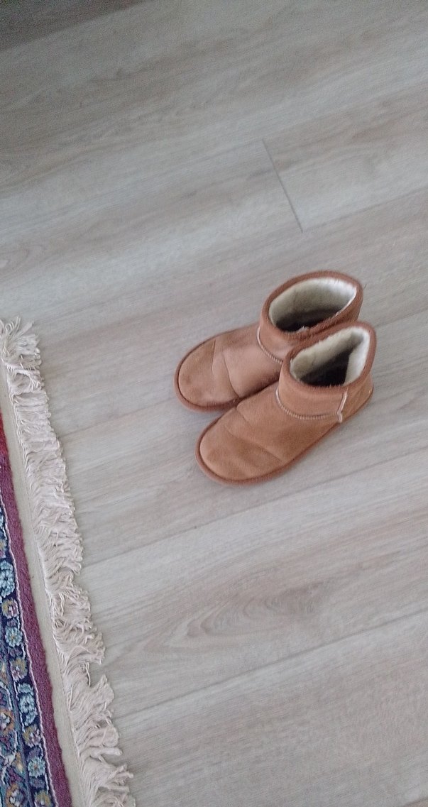 Bej Süet Kadın Günlük Düz Tabanlı Bot - Görsel 3