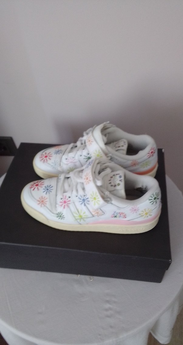 Beyaz Platform Topuklu Kadın Spor Ayakkabı - Görsel 3