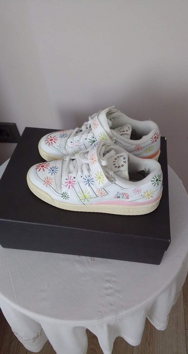 Beyaz Platform Topuklu Kadın Spor Ayakkabı - Görsel 2