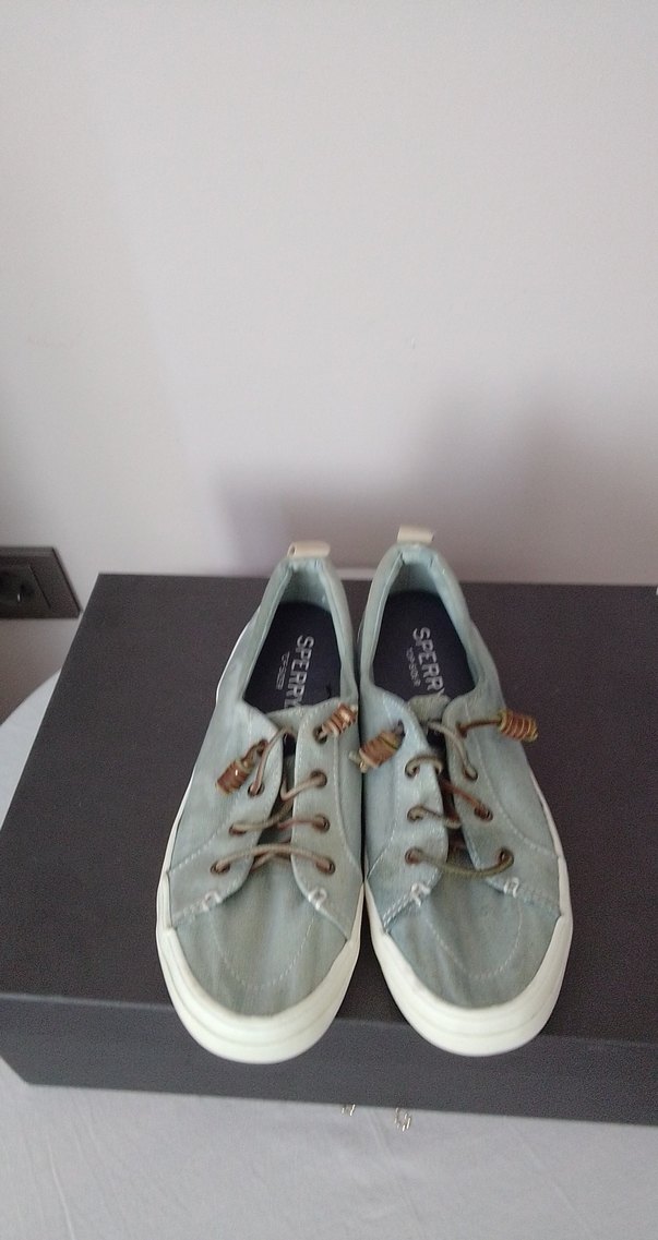 Mavi Denim Düğmeli Kadın Günlük Spor Ayakkabı - Görsel 4