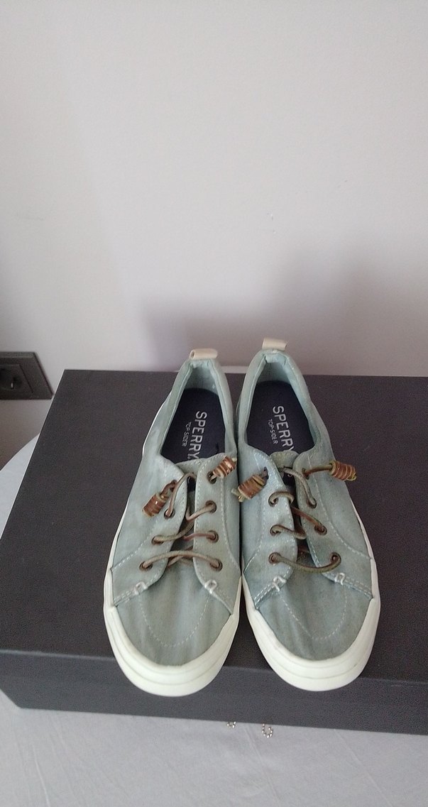 Mavi Denim Düğmeli Kadın Günlük Spor Ayakkabı - Görsel 5