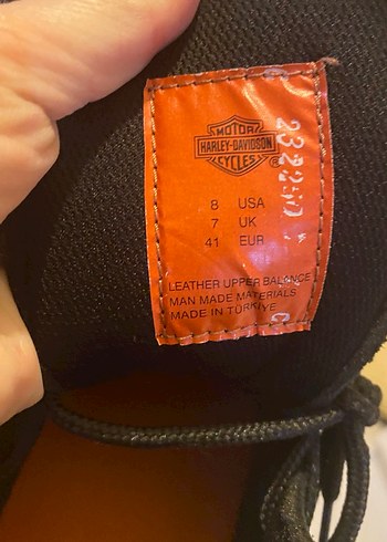 Siyah Erkek Harley Davidson Bot - Görsel 4