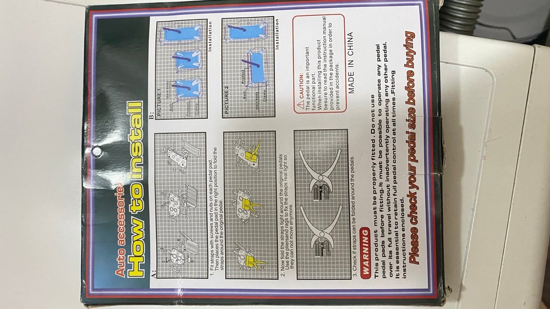 Araba pedalı sport - Görsel 3